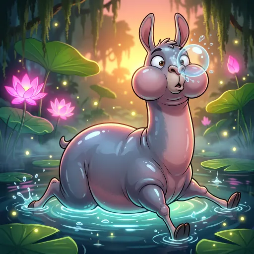 Pygmy Hippo-Llama, Common Tank card from Rare Fleece