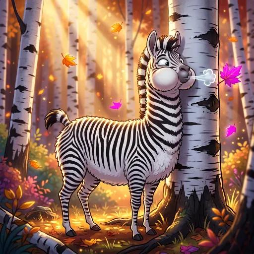 Zebra-Llama, Common Allrounder card from Rare Fleece