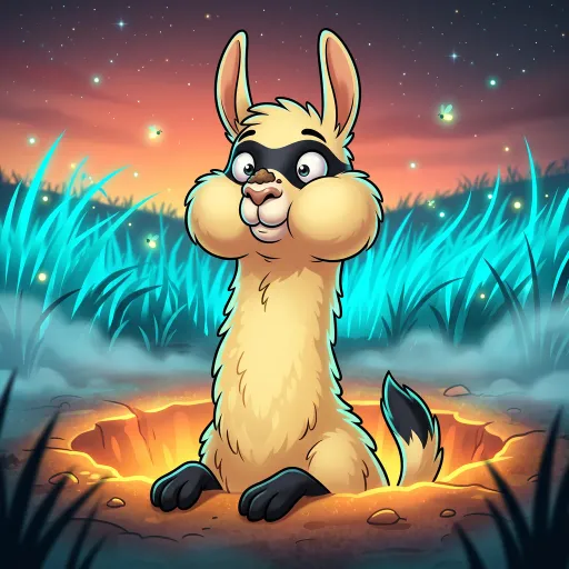 Ferret-Llama, Rare Assassin card from Rare Fleece