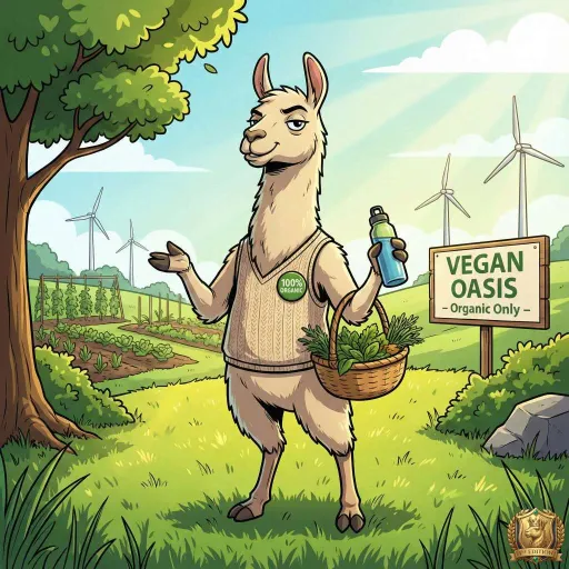 Vegan Llama, Rare Fighter card from Season 1