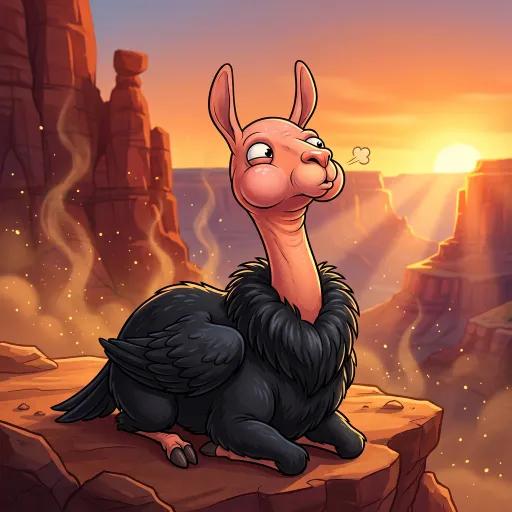 Condor-Llama, Epic Fighter card from Rare Fleece