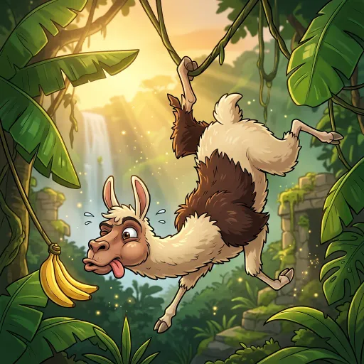 Chimp-Llama, Epic Allrounder card from Rare Fleece
