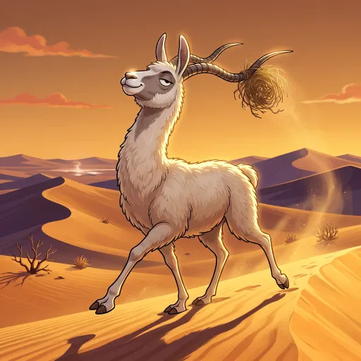Addax-Llama, Epic Allrounder card from Rare Fleece
