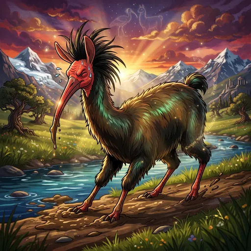 Bald-Ibis-Llama, Legendary Allrounder card from Rare Fleece