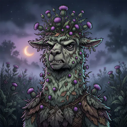 Thistle-Llama, Common Fighter card from The Long Night