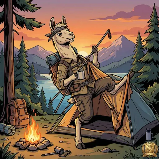 Camper Llama, Rare Tank card from Season 1
