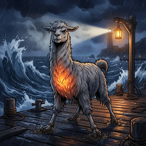Beacon-Llama, Common Tank card from The Long Night