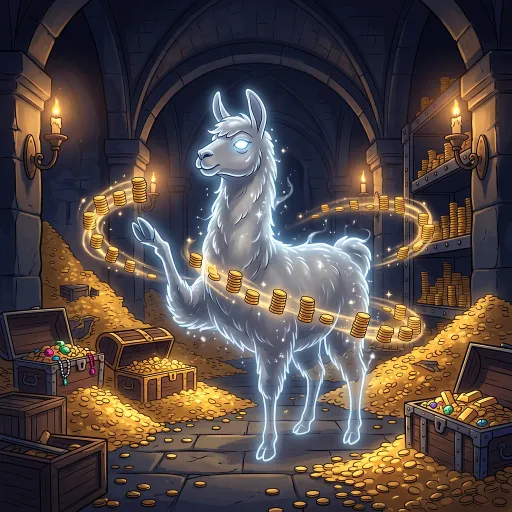 Coin Wraith-Llama, Common Allrounder card from The Long Night