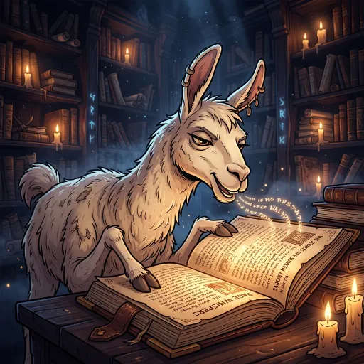 Page Whisperer-Llama, Rare Assassin card from The Long Night