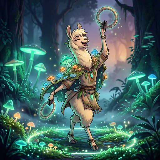 Fairyring-Llama, Rare Allrounder card from The Long Night