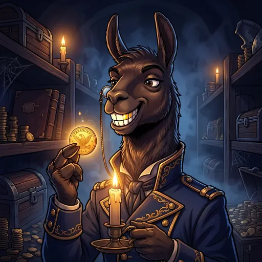 Goldtooth-Llama, Rare Fighter card from The Long Night
