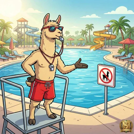 Lifeguard Llama, Rare Tank card from Season 1