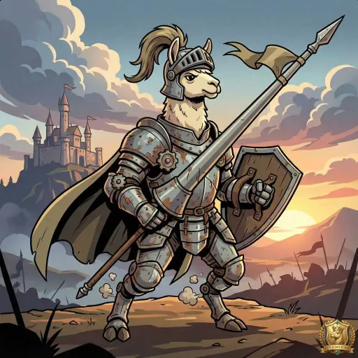 Knight Llama, Epic Tank card from Season 1