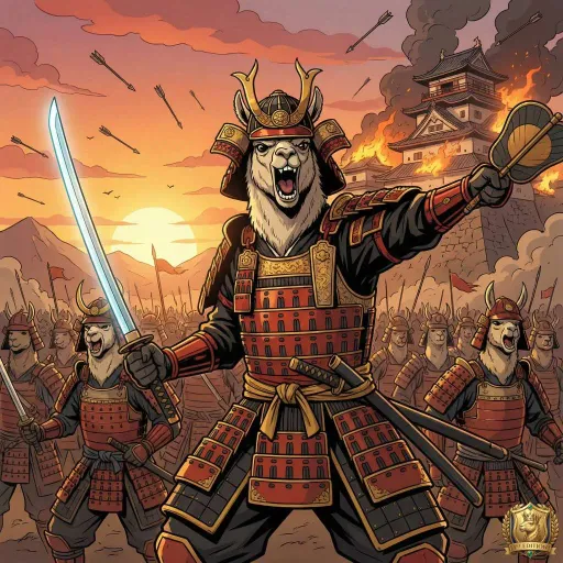 Shogun Llama, Epic Fighter card from Season 1