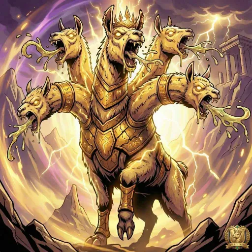Hydra Llama, Legendary Fighter card from Season 1